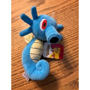Pokemon 8" Horsea Plush Stuffed Animal Jazwares Official Tagged